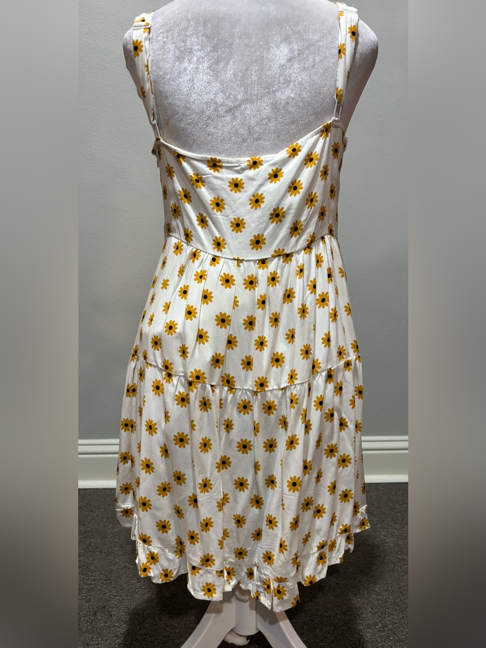 Cotton On Daisy Sundress New NWT Lined Side Zip Sz M - Picture 4 of 9